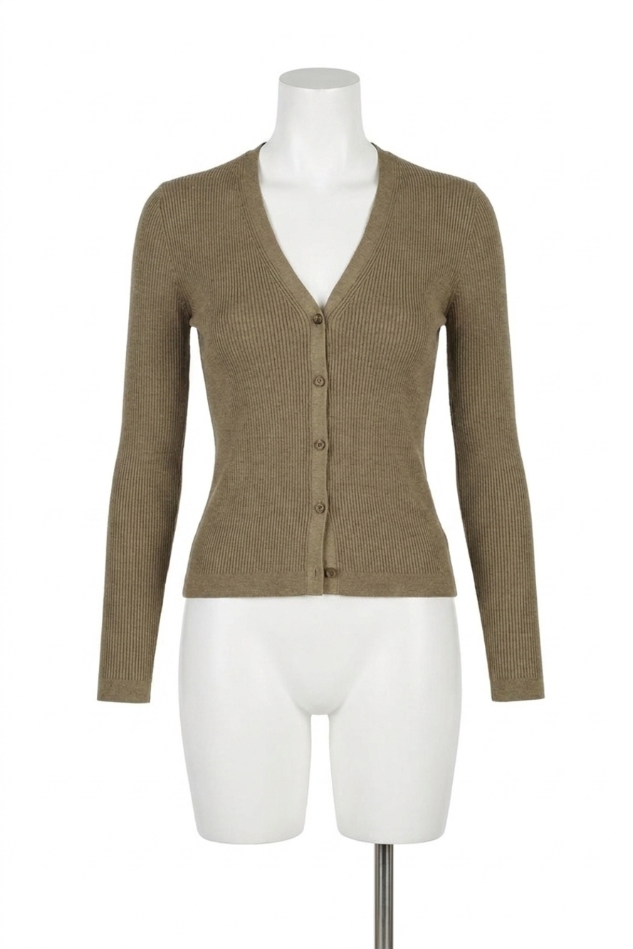 NEW NILI LOTAN nari cardigan in military green